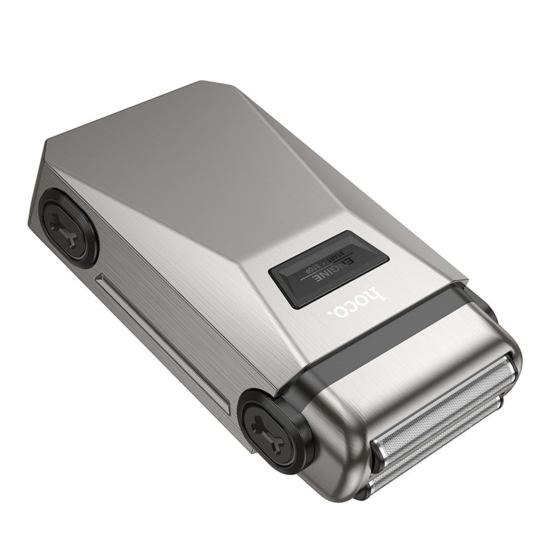 Hoco HP31 Zinc Alloy Double-Razor Shaver - Metal Gray | HP31 Hoco HP31 Zinc Alloy Double-Razor Shaver - Metal Gray | HP31